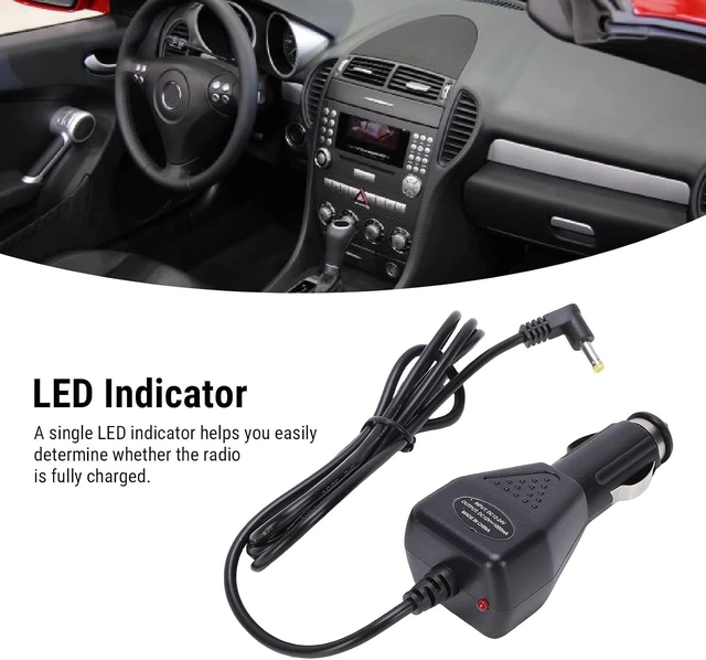 Alt view image 3 of 7 - Gugxiom 2Pcs DC12 to 24V Car Power Cable for Handheld Radios, DC Charging Cord Compatible with FT5DR, FT3DR, VX6R, FT70DR, FT270R, VX7R and More