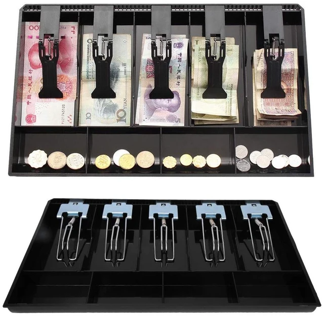 Alt view image 3 of 7 - Acogedor Cash Register Drawer Insert Tray 16 inch with Bill Clip