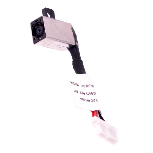 Alt view image 3 of 7 - Deal4GO DC Power Jack Cable Harness Charging Socket for Dell Inspiron 15 5568 7569 7579 5578 7573 7570 13-5368 5378 7368 7378 Latitude 3390 0JDX1R PF8JG 450.07R03.0013