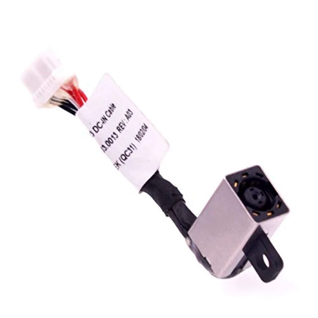 Alt view image 6 of 7 - Deal4GO DC Power Jack Cable Harness Charging Socket for Dell Inspiron 15 5568 7569 7579 5578 7573 7570 13-5368 5378 7368 7378 Latitude 3390 0JDX1R PF8JG 450.07R03.0013