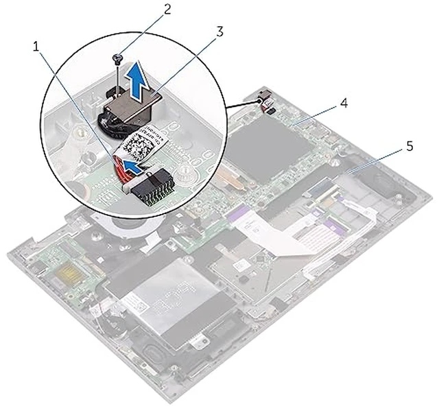 Alt view image 7 of 7 - Deal4GO DC Power Jack Cable Harness Charging Socket for Dell Inspiron 15 5568 7569 7579 5578 7573 7570 13-5368 5378 7368 7378 Latitude 3390 0JDX1R PF8JG 450.07R03.0013