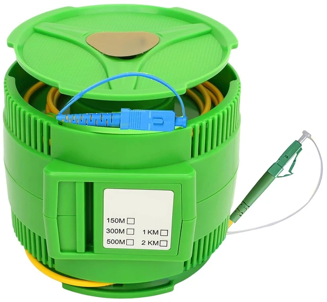 Main image of Acogedor OTDR Launch Cable Box, Portable OTDR Optical Fiber Launch Cable, for SCUPC, LCAPC, SC, TC, ST, LC, E2000 Connector (1000M)