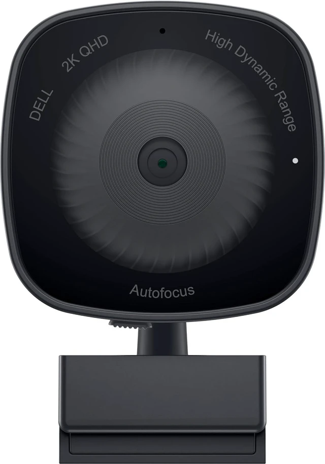 Main image of Dell WB3023 1080p Full HD Webcam - 30fps, Auto Light Correction, Noise Reduction Microphones, Wide-Angle Lens, USB-C, Privacy Shutter, Adjustable Mount, Black