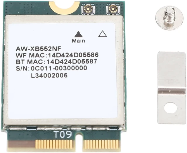 Alt view image 6 of 7 - Gugxiom MT7902 Wi-Fi 6E Network Card with Bluetooth 5.2, for 10/11, Linux