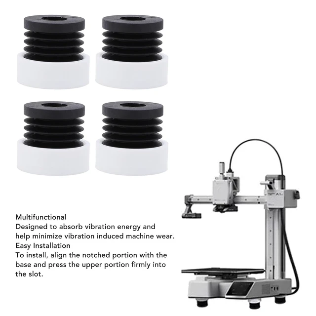 Alt view image 3 of 7 - Gugxiom 4Pcs Anti Vibration Feet Kit for Lab A1 Mini 3D Printer Accessories