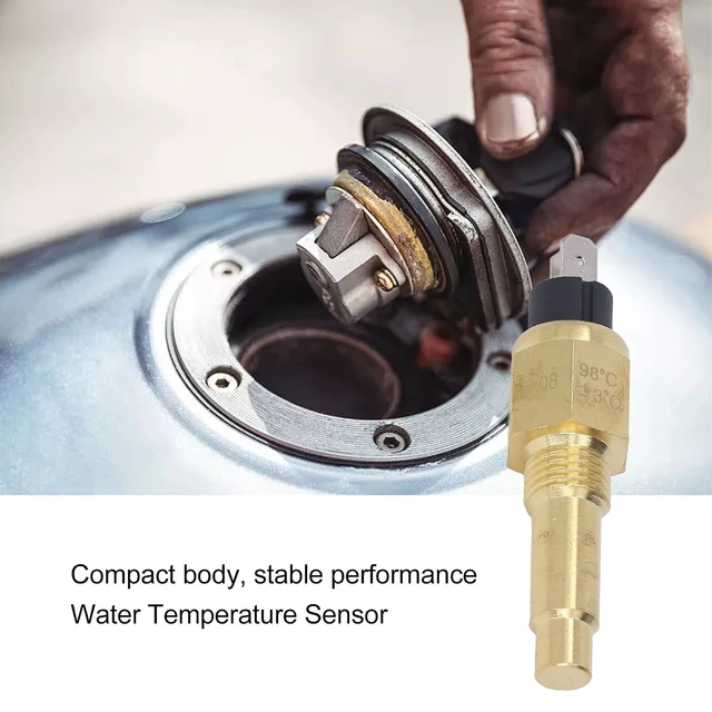 Alt view image 3 of 7 - M14x1.5 Water Temperature Sensor, 6 to 24V Temperature Sender, Aluminum Alloy, for Oil Water Temperature
