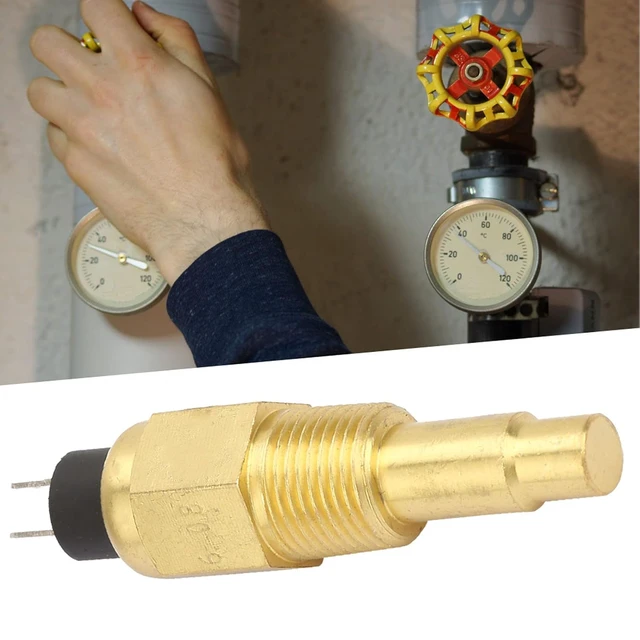 Alt view image 5 of 7 - M14x1.5 Water Temperature Sensor, 6 to 24V Temperature Sender, Aluminum Alloy, for Oil Water Temperature