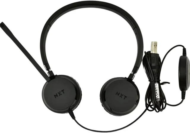 Alt view image 6 of 6 - Ebid-Dealz Replacement for NXT UC-2000 Headset Sound By Jabra for Professional Stereo Headset with Noise-Canceling Mic, Adjustable Headband NX55445 NX59468 HSC016