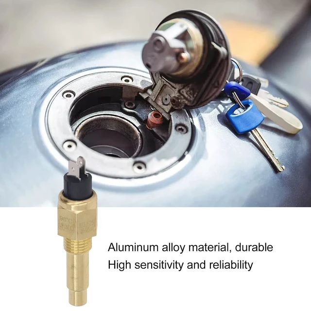 Alt view image 2 of 7 - M14x1.5 Water Temperature Sensor, 6 to 24V Temperature Sender, Aluminum Alloy, for Oil Water Temperature