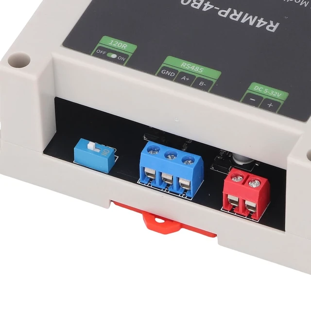 Alt view image 6 of 7 - RTU 4 Channel Relay Module with 485 Interface, Industrial Modbus Ethernet Relay Module Built in Optocoupler Isolation, 120R Terminal Resistor DIP Switch