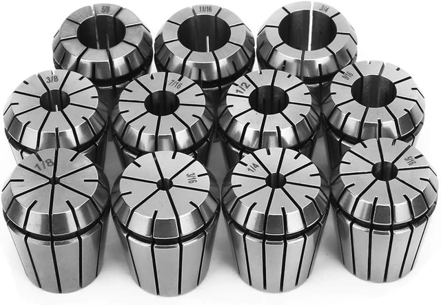 Alt view image 4 of 6 - MT3 ER-32 Collet Set, MT3 Milling Cutter Shank Tool + 11Pcs ER32 Collets Chuck + Spanner, for Milling Machines