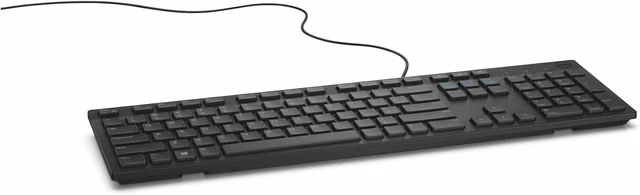 Main image of Dell Multimedia Keyboard KB216 Standard Wired USB Keyboard, QWERTY Layout, Black