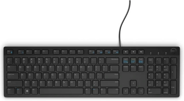 Alt view image 6 of 7 - Dell Multimedia Keyboard KB216 Standard Wired USB Keyboard, QWERTY Layout, Black