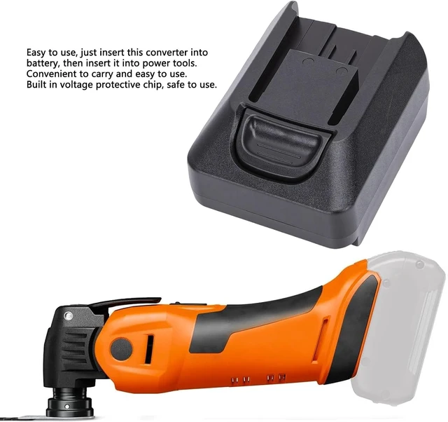 Alt view image 2 of 7 - Gugxiom 18V to for Fein 18V Battery Adapter Converter
