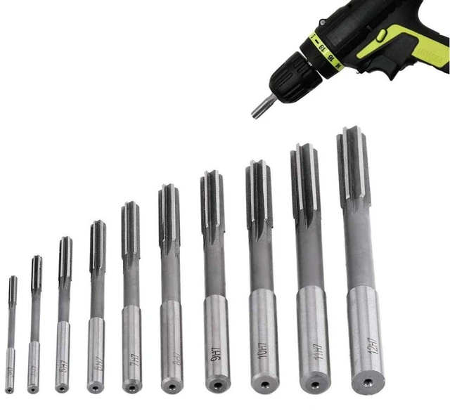 Main image of Acogedor 10Pcs H7 Chucking Reamer Set 3-12mm Straight Shank
