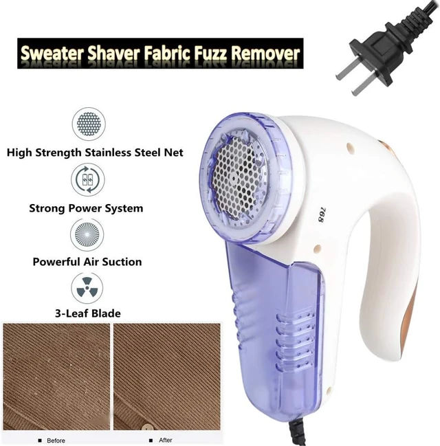 Alt view image 2 of 7 - Electric Fabric Shaver Fuzz Remover, Clothes Lint Remover, Sweater Shaver, Fuzz Shaver, for Clothes, Couch, Blanket, Socks, Pants, Furniture