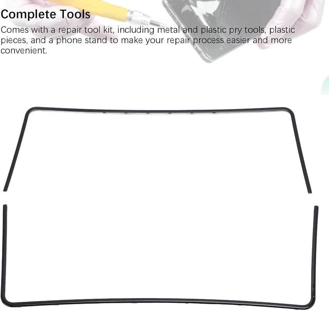 Alt view image 4 of 7 - for Z Fold 3 Screen Frame Front Frame, Screen Middle Frame Bezel Replacement LCD Display Panel Frame for Z Fold 3 5G F926 Accessories
