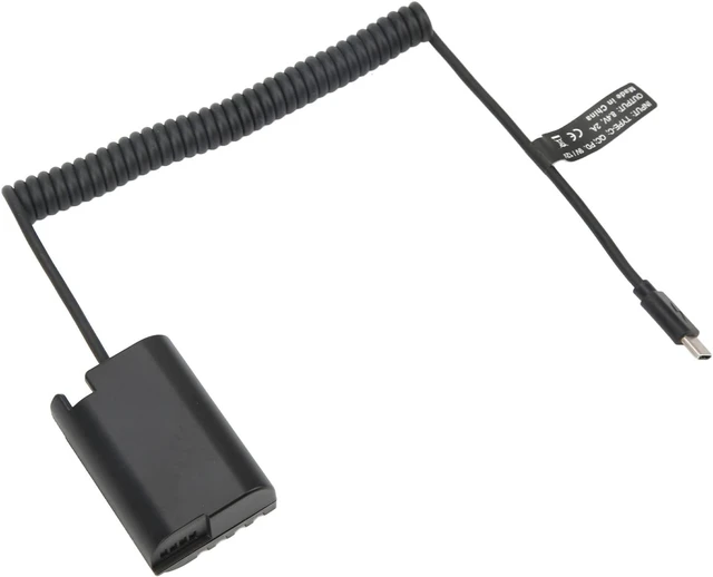 Main image of Dummy Battery,DC Coupler Type C to DMW BLK22 Dummy Battery Adapter,for S5 DCS5 DCS5K GH5M2 GH6 Digital Camera