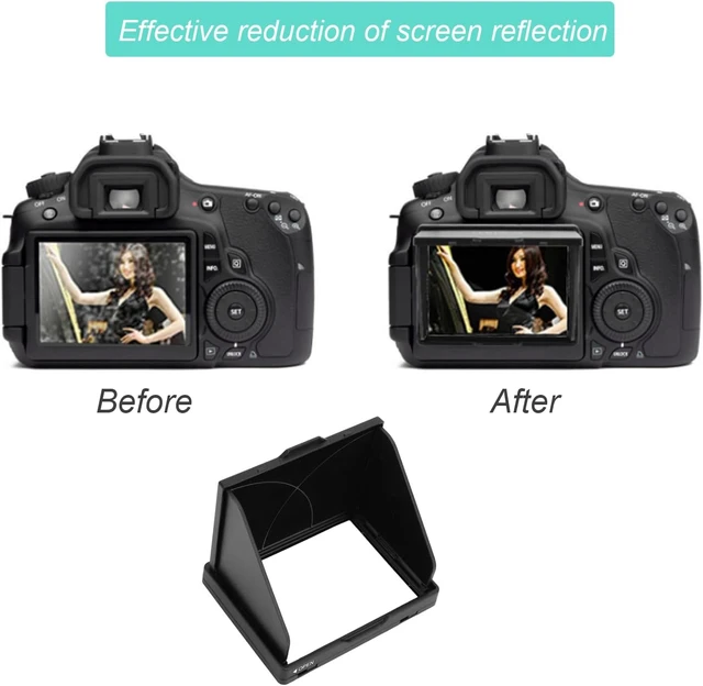 Alt view image 3 of 7 - Gugxiom Camera LCD Screen Hood Sunshade for A7/A7M2/A7R2/A7M3/A9