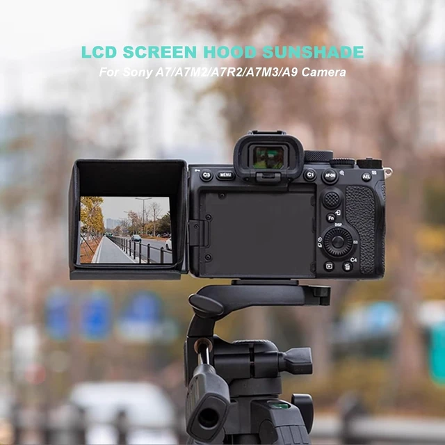 Alt view image 2 of 7 - Gugxiom Camera LCD Screen Hood Sunshade for A7/A7M2/A7R2/A7M3/A9