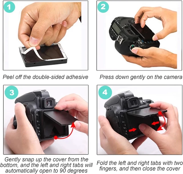 Alt view image 6 of 7 - Gugxiom Camera LCD Screen Hood Sunshade for A7/A7M2/A7R2/A7M3/A9