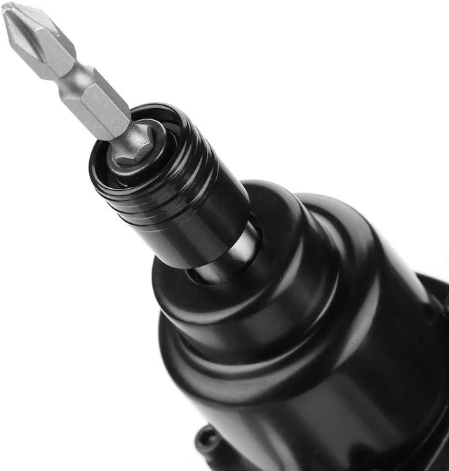 Alt view image 4 of 7 - Pneumatic Air Screwdriver Tool, 1/4" Air Screw Driver Gun Impact Screwdriver Tool, 8000rpm Air Screwdriver Reversible Type Industry Professional Screw Driver, for Containers, Electrical Appliances