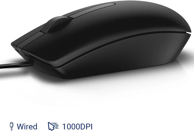 Alt view image 4 of 6 - KDR MS116 1000DPI USB Wired Optical Mouse