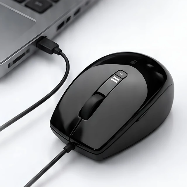 Alt view image 2 of 7 - Dell V7623 Wired USB Optical Mouse, 6-Button 1600 DPI