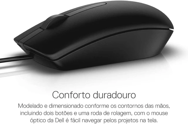 Alt view image 4 of 6 - Dell MS116 Scroll Wheel PC Mouse for PC/Mac 2-Way