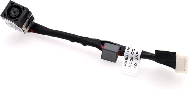 Alt view image 3 of 6 - Deal4GO DC Power Jack Cable Harness Charging Port Replacement for Dell Alienware 17 R1 M17X R1 R5 VAS00 0R085W R085W DC30100M200