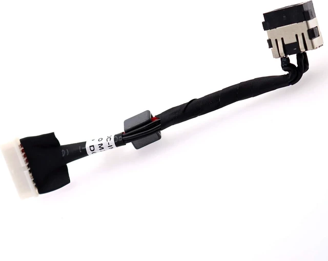 Alt view image 6 of 6 - Deal4GO DC Power Jack Cable Harness Charging Port Replacement for Dell Alienware 17 R1 M17X R1 R5 VAS00 0R085W R085W DC30100M200