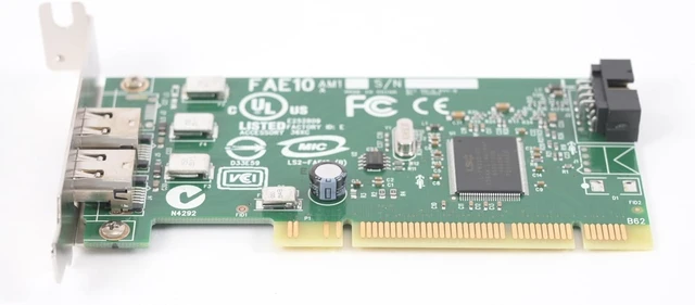 Alt view image 3 of 7 - Dell H924H Dual Port IEEE-1394 PCI FireWire Controller Card 0H924H
