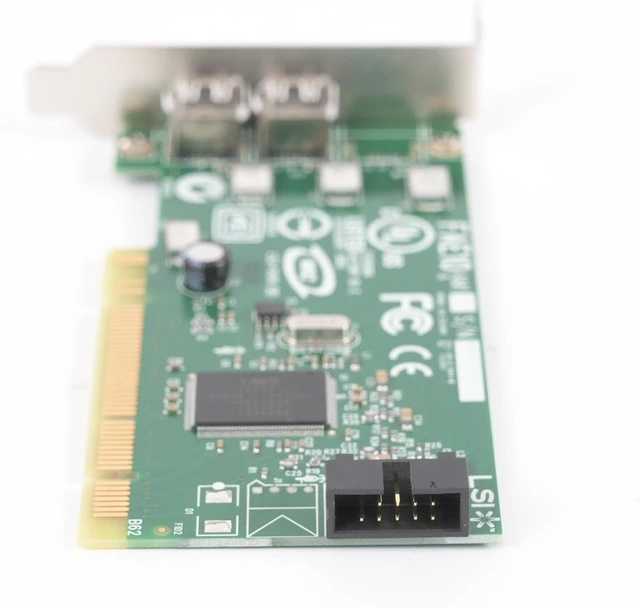 Alt view image 5 of 7 - Dell H924H Dual Port IEEE-1394 PCI FireWire Controller Card 0H924H