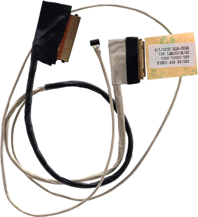 Main image of Deal4GO HD 15.6" LVDS LCD eDP Cable Video Flex Cable for Dell Inspiron 15 3551 3552 3558 3559 3568 450.03001.0001 0X2MP1 X2MP1