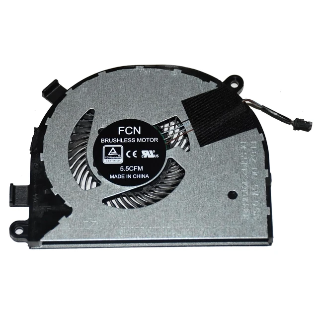 Alt view image 3 of 7 - Laptop CPU Fan for DELL Inspiron 15 5584 0T6RHW T6RHW 023.100EI.0011 023.100EI.0001 DC5V 0.5A New