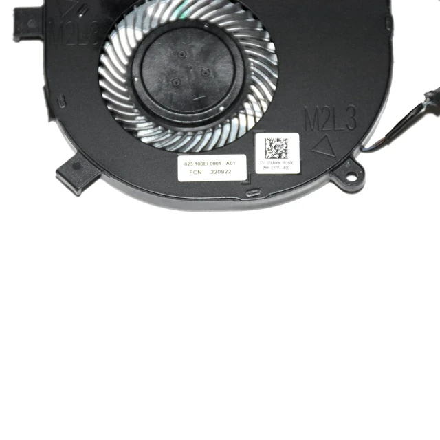 Alt view image 4 of 7 - Laptop CPU Fan for DELL Inspiron 15 5584 0T6RHW T6RHW 023.100EI.0011 023.100EI.0001 DC5V 0.5A New