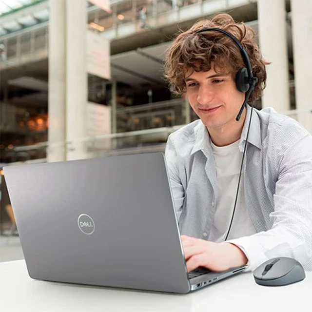 Alt view image 2 of 5 - Dell Stereo Headset WH1022