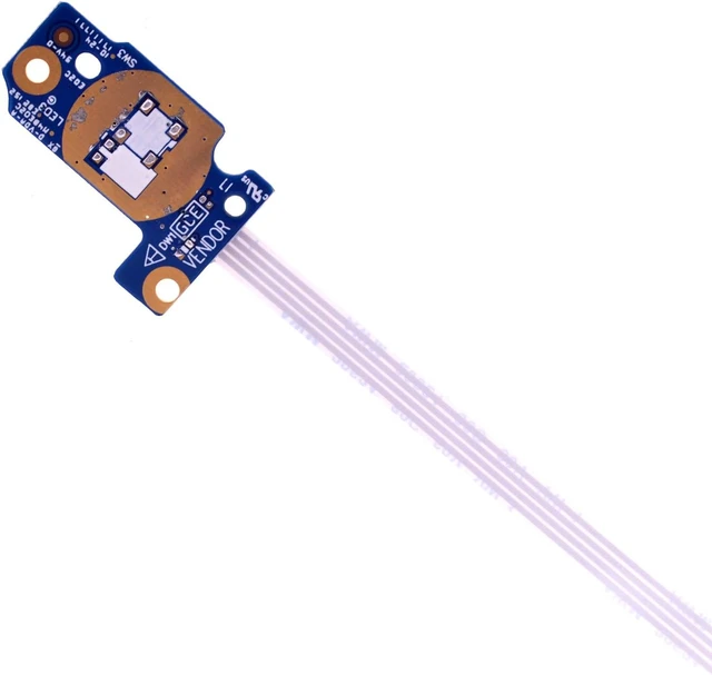 Alt view image 4 of 4 - Deal4GO New Power Button Board with Ribbon Cable Replacement for Dell Inspiron 15 7566 7567 P65F BCV00/BCV10 WDRC4 LS-D994P