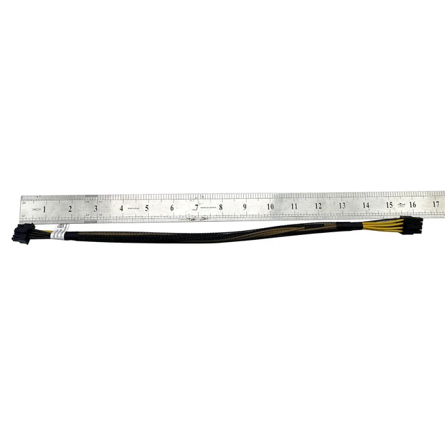 Alt view image 2 of 7 - BestParts New K80 M40 P40 P100 A100 V100 12Pin to 8 Pin GPU Power Cable Compatible with Dell PowerEdge R750 R750XS R7525 16inches T34N0