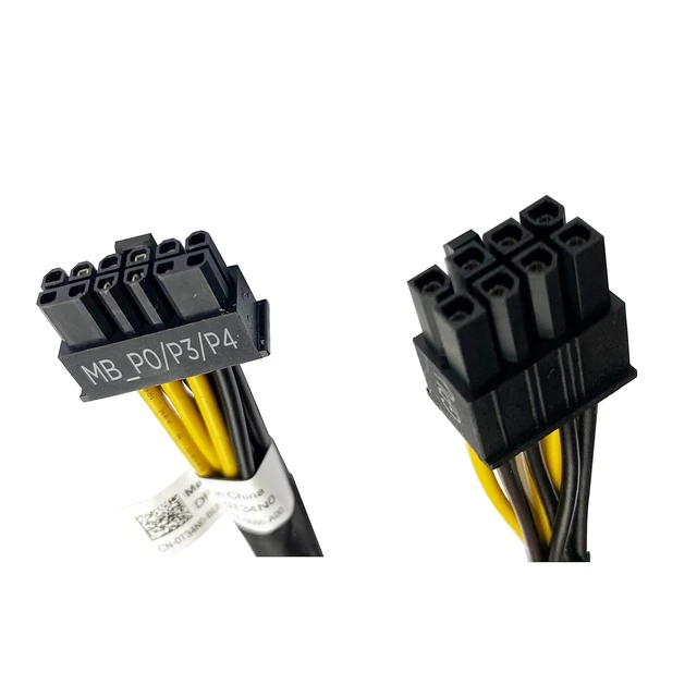 Alt view image 4 of 7 - BestParts New K80 M40 P40 P100 A100 V100 12Pin to 8 Pin GPU Power Cable Compatible with Dell PowerEdge R750 R750XS R7525 16inches T34N0