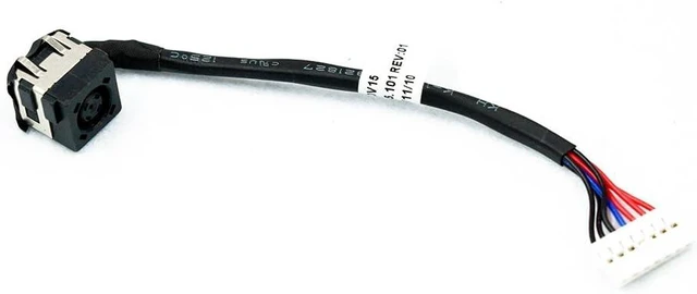 Main image of New DC Jack Power with Cable Harness For Dell Inspiron 15R N5040 N5050 M5040 Series 50.4IP05.001 7DC46