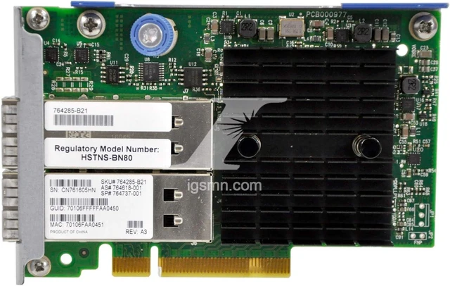 Main image of HPE HP 764737-001 IB FDR/Ethernet 10GB/40GB 2P 544+FLR-Q SFP Network Adapter