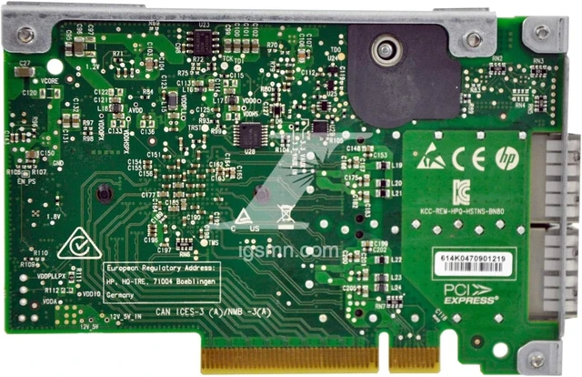 Alt view image 2 of 2 - HPE HP 764737-001 IB FDR/Ethernet 10GB/40GB 2P 544+FLR-Q SFP Network Adapter