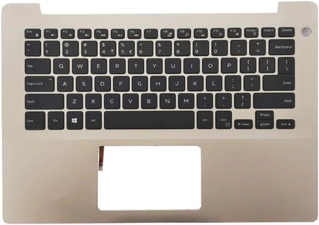 Main image of Replacement Parts for DELL Inspiron 5480 5485 5488 14.0" Palmrest Bezel US BL Keyboard Gold 076V4N 76V4N