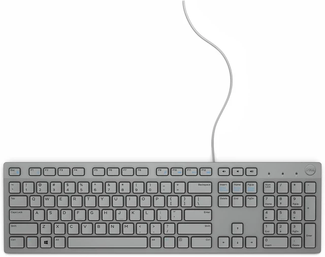 Alt view image 5 of 5 - Dell KB216, Wired, Multimedia Keyboard, US/Euro (QWERTY), Black