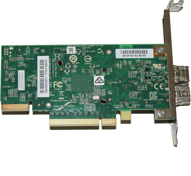 Alt view image 4 of 7 - Solarflare Communications Inc Flareon Ultra 10Gigabit Ethernet Card SFN7322F