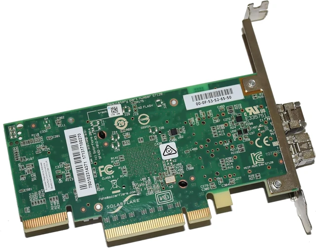 Alt view image 6 of 7 - Solarflare Communications Inc Flareon Ultra 10Gigabit Ethernet Card SFN7322F