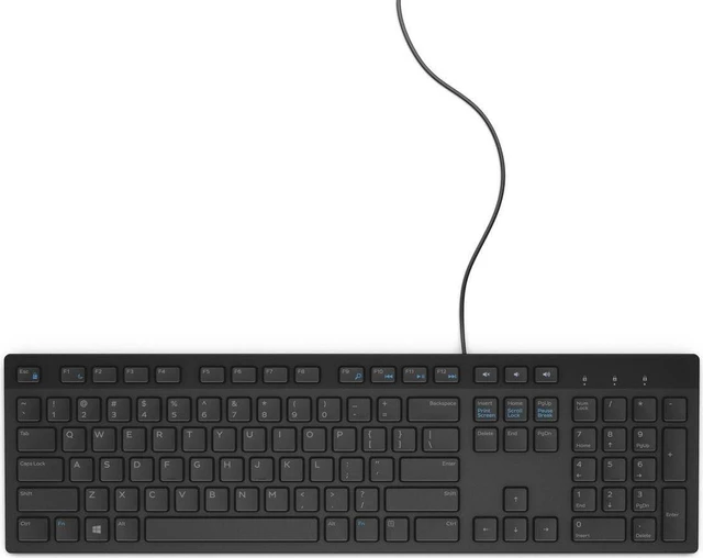 Main image of Dell KB216 Keyboard USB QWERTY US International Black, Full-Size (100%), Wired, USB, 104 Keys, Black