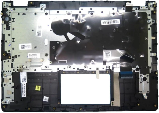 Main image of Laptop Palmrest for DELL Latitude 3490 0P8YTM P8YTM 0T58YV T58YV Without Backlit Spanish SP Keyboard Without Fingerprint Hole Black Upper Case New