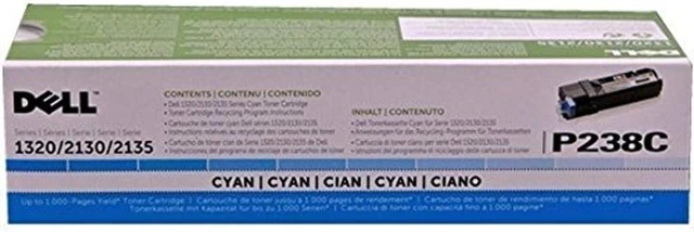 Main image of Dell P238C Toner for 2130cn and 2135cn, Cyan